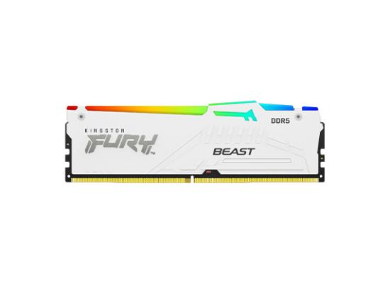 Kingston 16GB 6000MT/s DDR5 CL36 FURY Beast White RGB EXPO